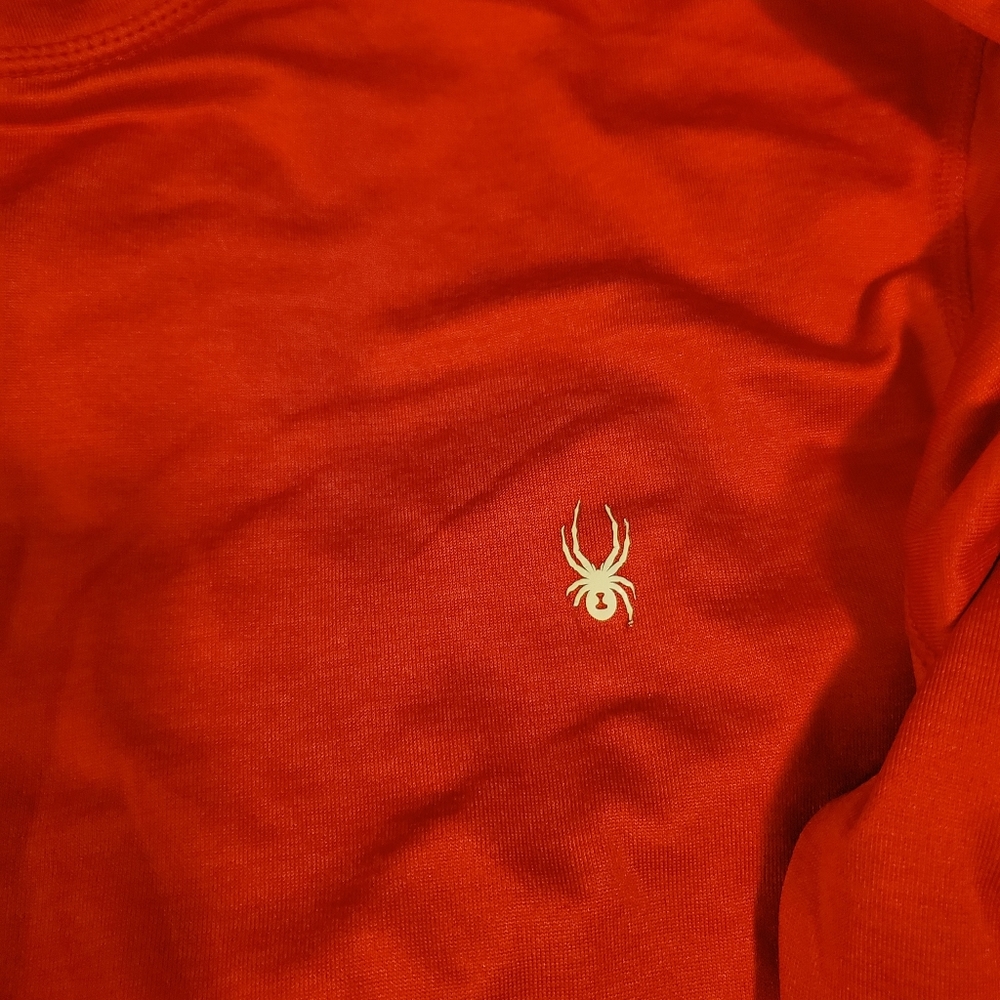 Mens Spyder Swim shirt.  Size M,    red and white - Picture 3 of 5